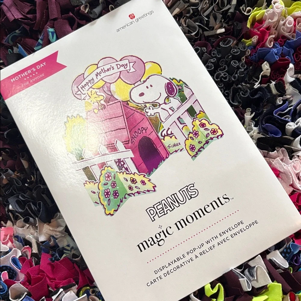 🆕American Greetings-Magic Moments ‘Peanuts’ Mother’s Day Pop Up Card